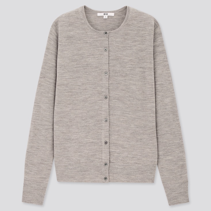 grey cardigan uniqlo