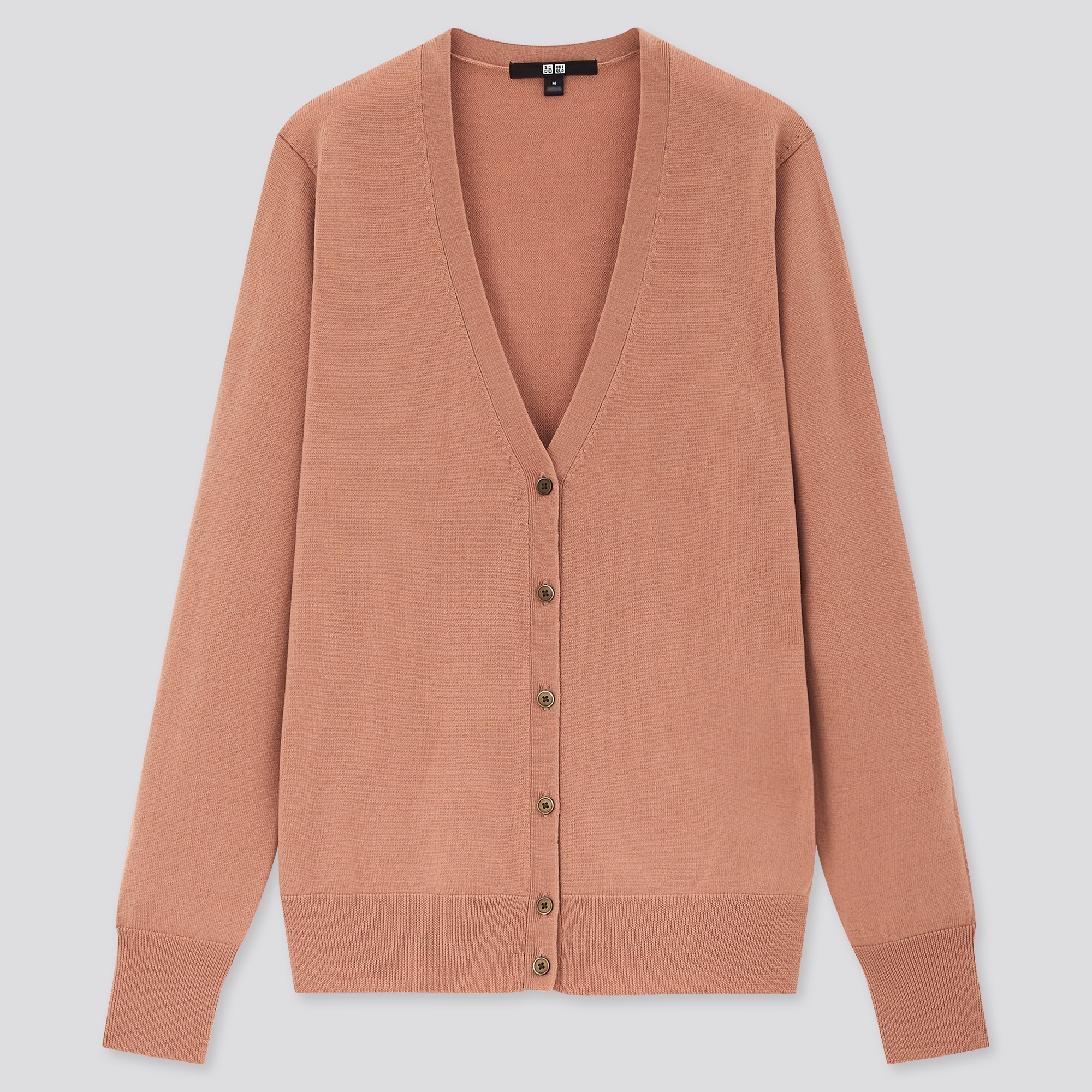 uniqlo women wool ribbed knitted coat