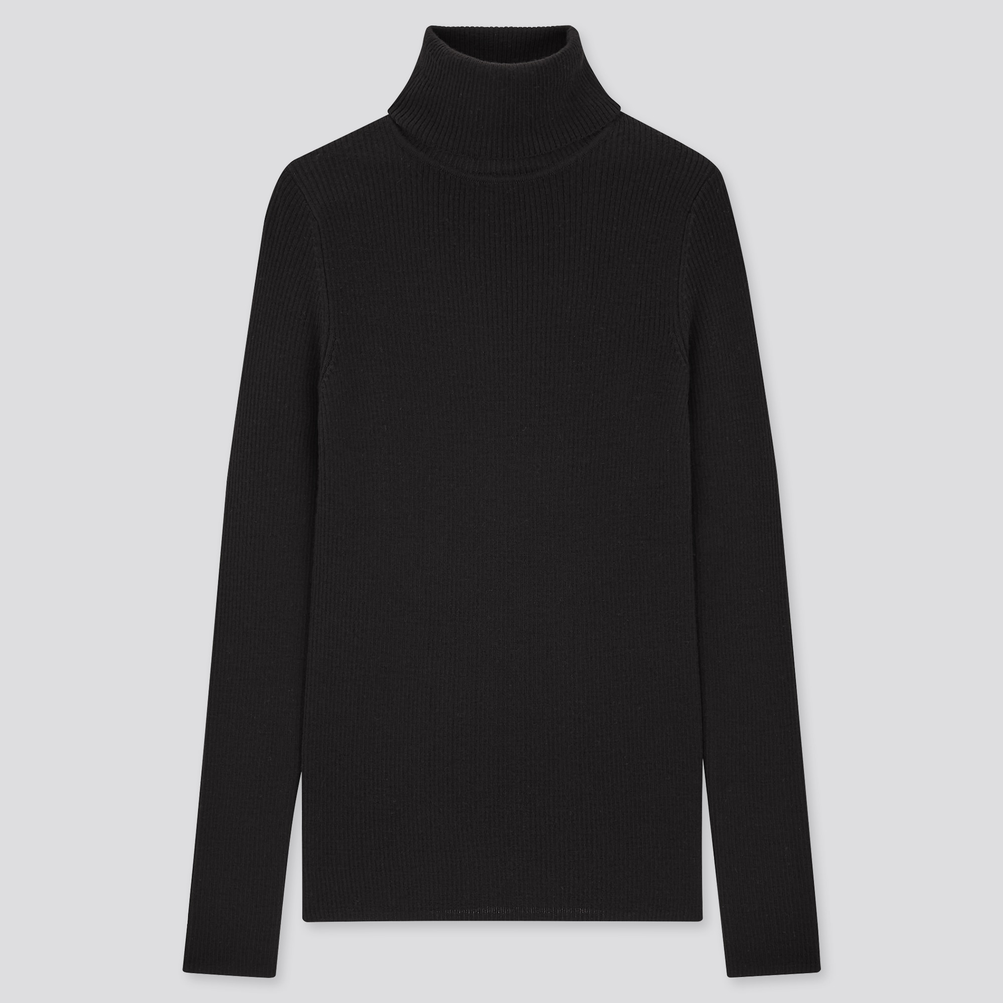 Extra Fine Merino Ribbed Turtleneck Long-Sleeve Sweater (2022 Edition ...