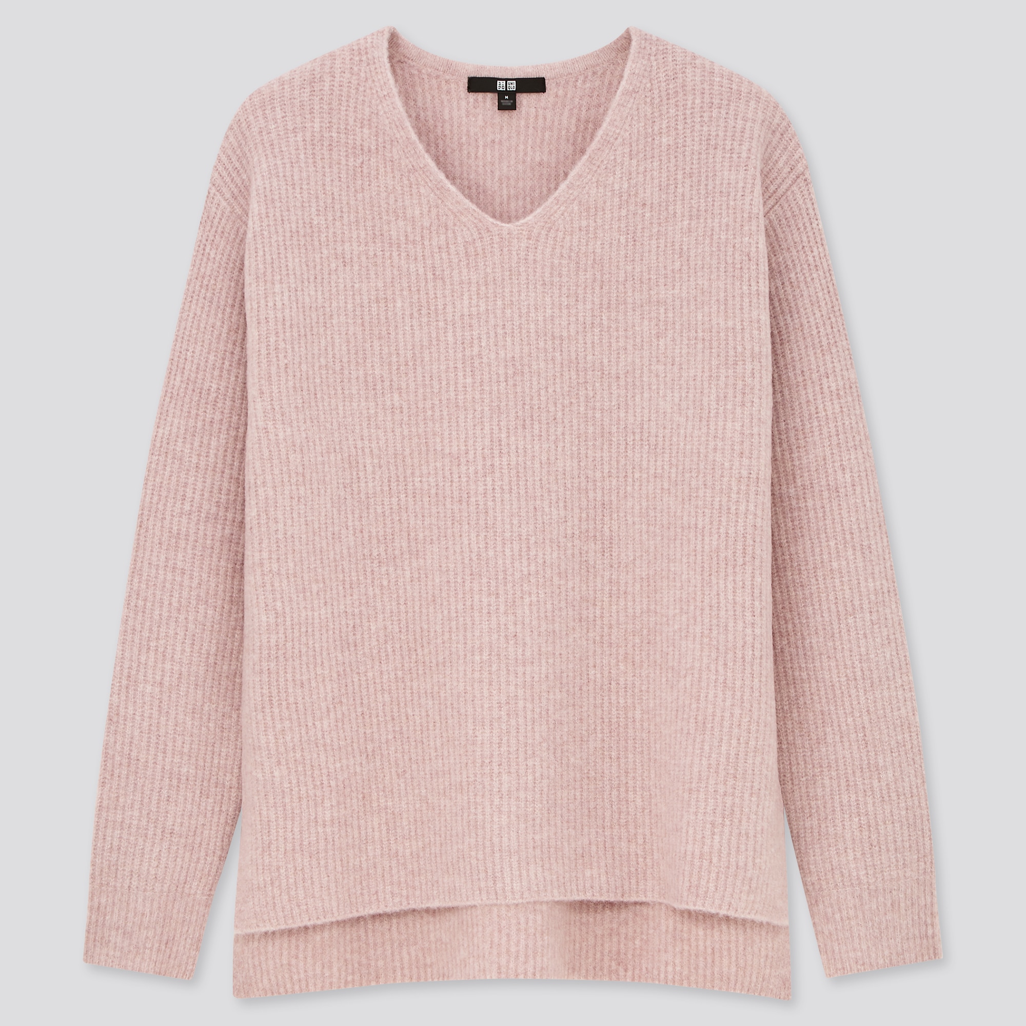 uniqlo souffle yarn mock neck sweater