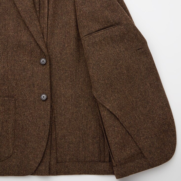 MEN TWEED JACKET UNIQLO US
