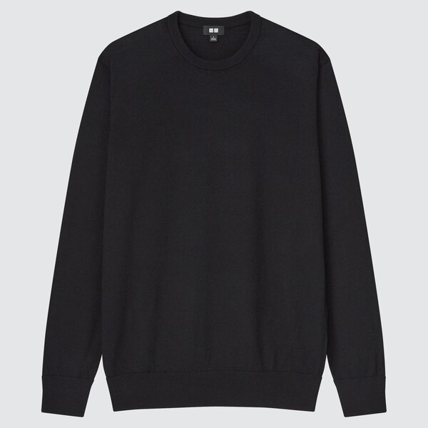 Extra Fine Merino Crew Neck LongSleeve Sweater UNIQLO US
