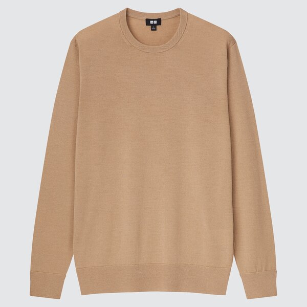 Extra Fine Merino Crew Neck LongSleeve Sweater UNIQLO US