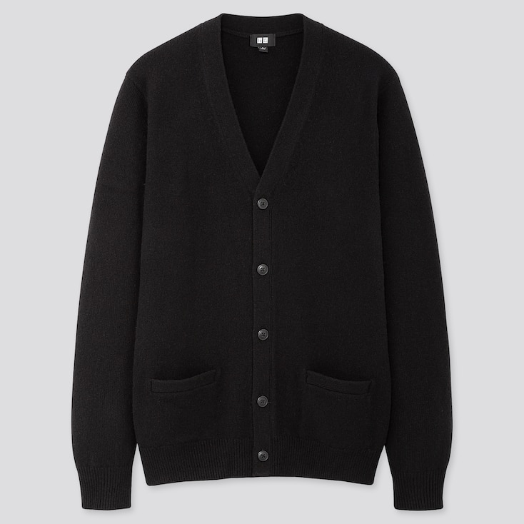 UNIQLO MEN PREMIUM LAMBSWOOL V NECK LONG SLEEVED CARDIGAN | StyleHint