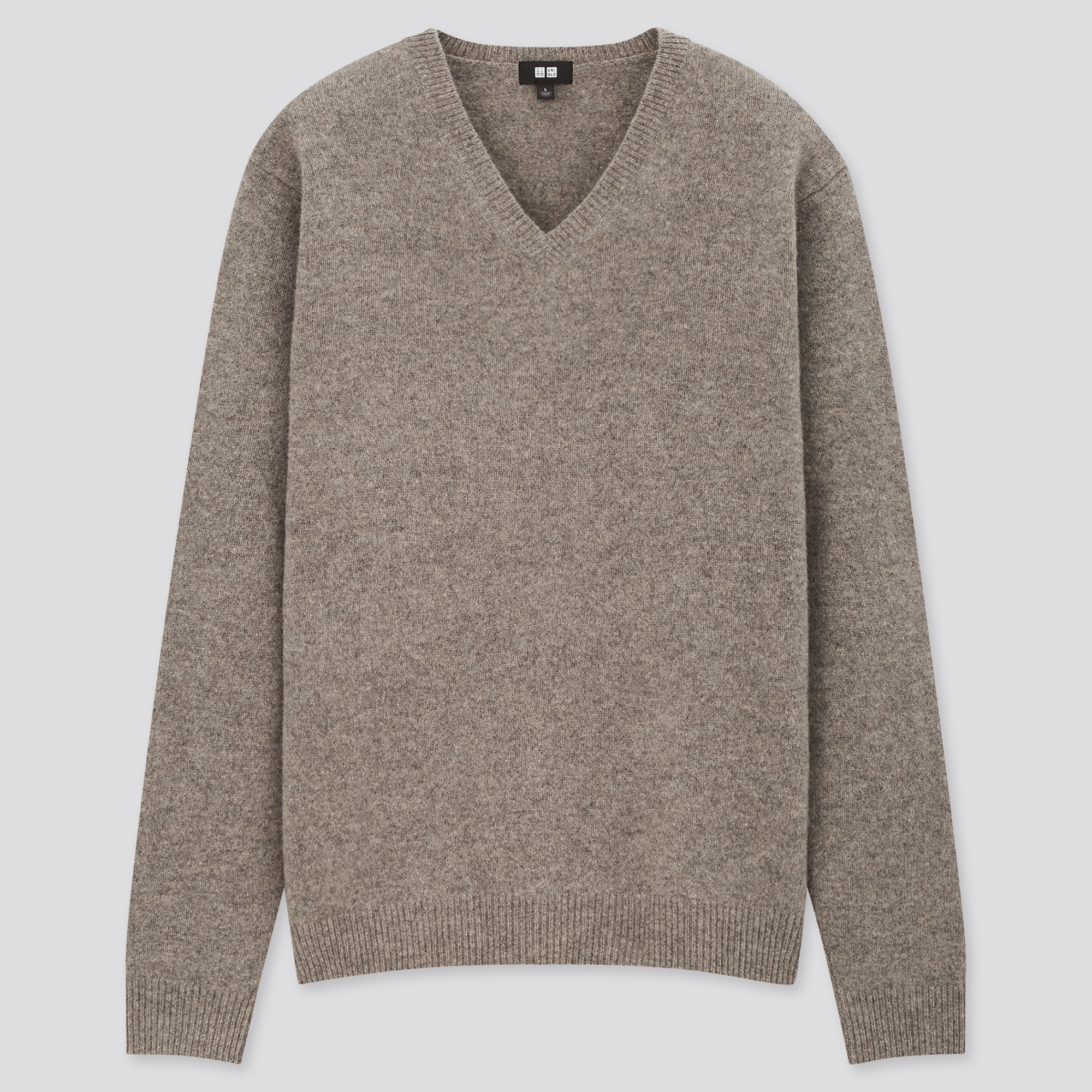 Men Premium Lambswool V Neck Jumper UNIQLO UK