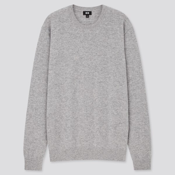 Cashmere Crew Neck Long-Sleeve Sweater