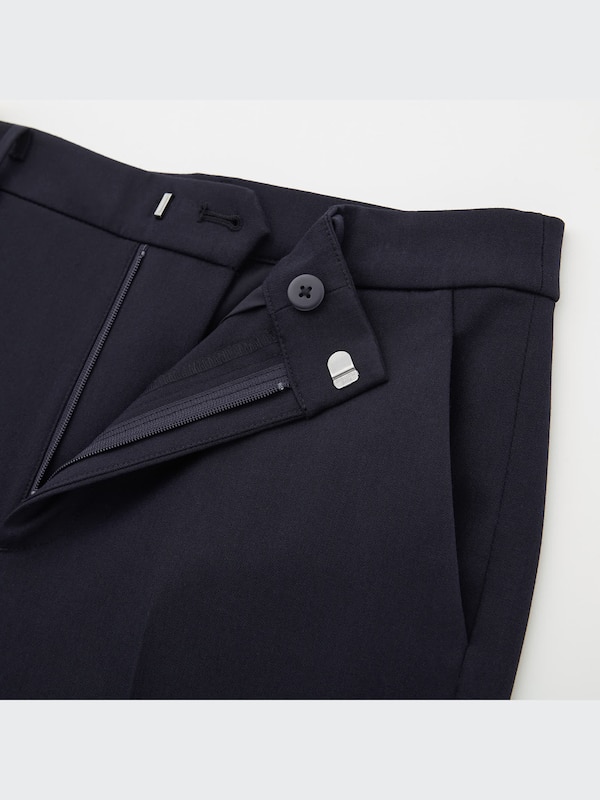 Smart 2-Way Stretch Solid Ankle Pants