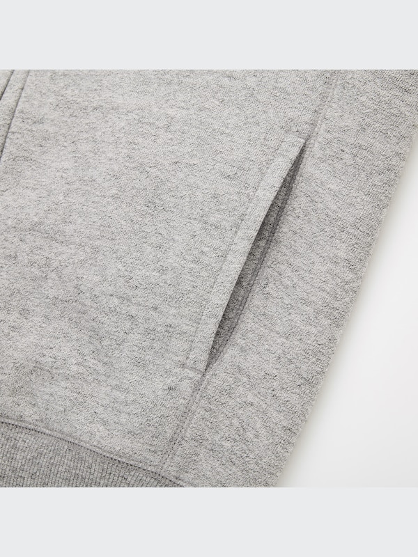 Pile-Lined Sweat Long-Sleeve Full-Zip Hoodie
