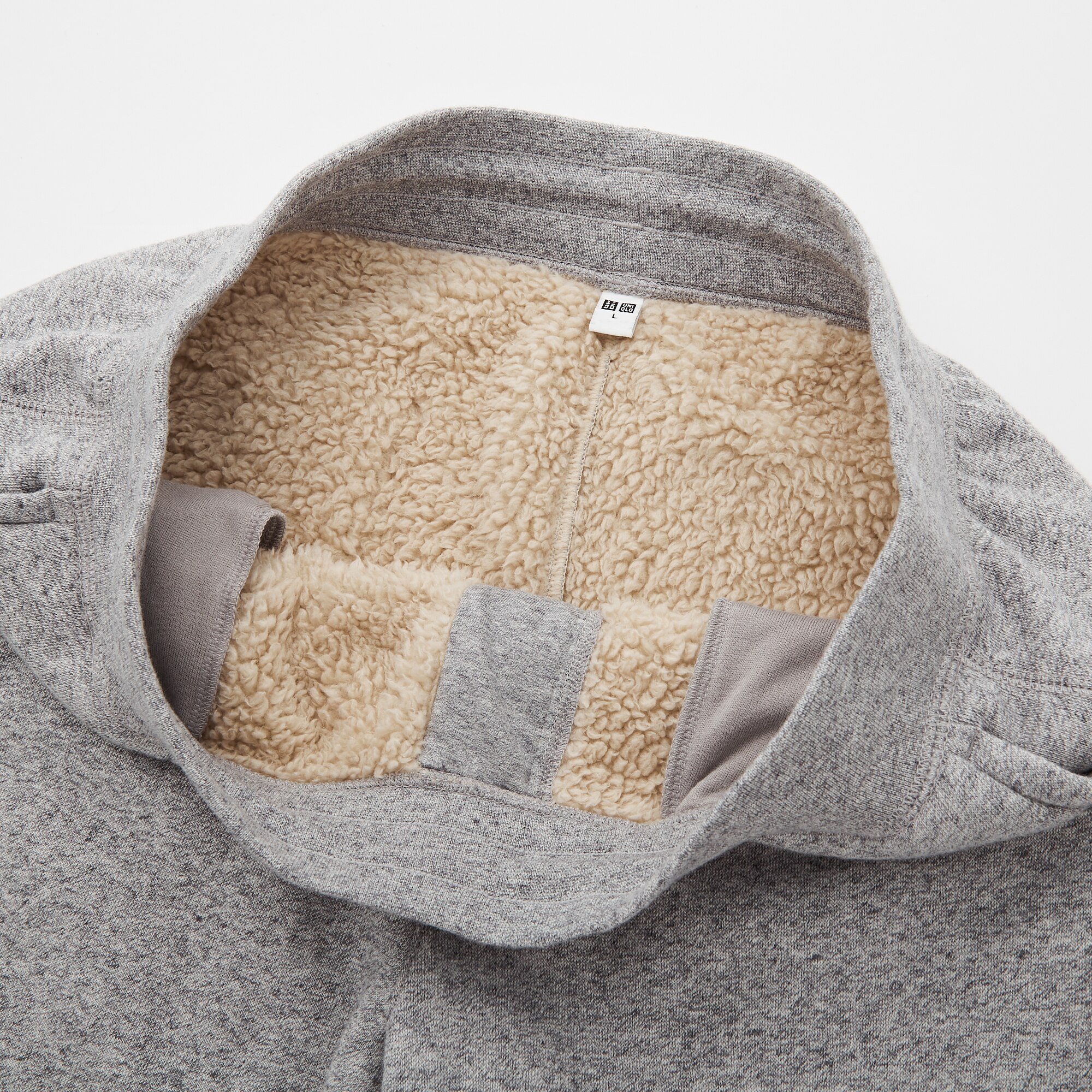 pile lined sweatpants uniqlo