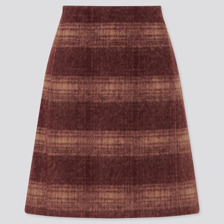 Women Wool Blend Mini Skirt Uniqlo Uk