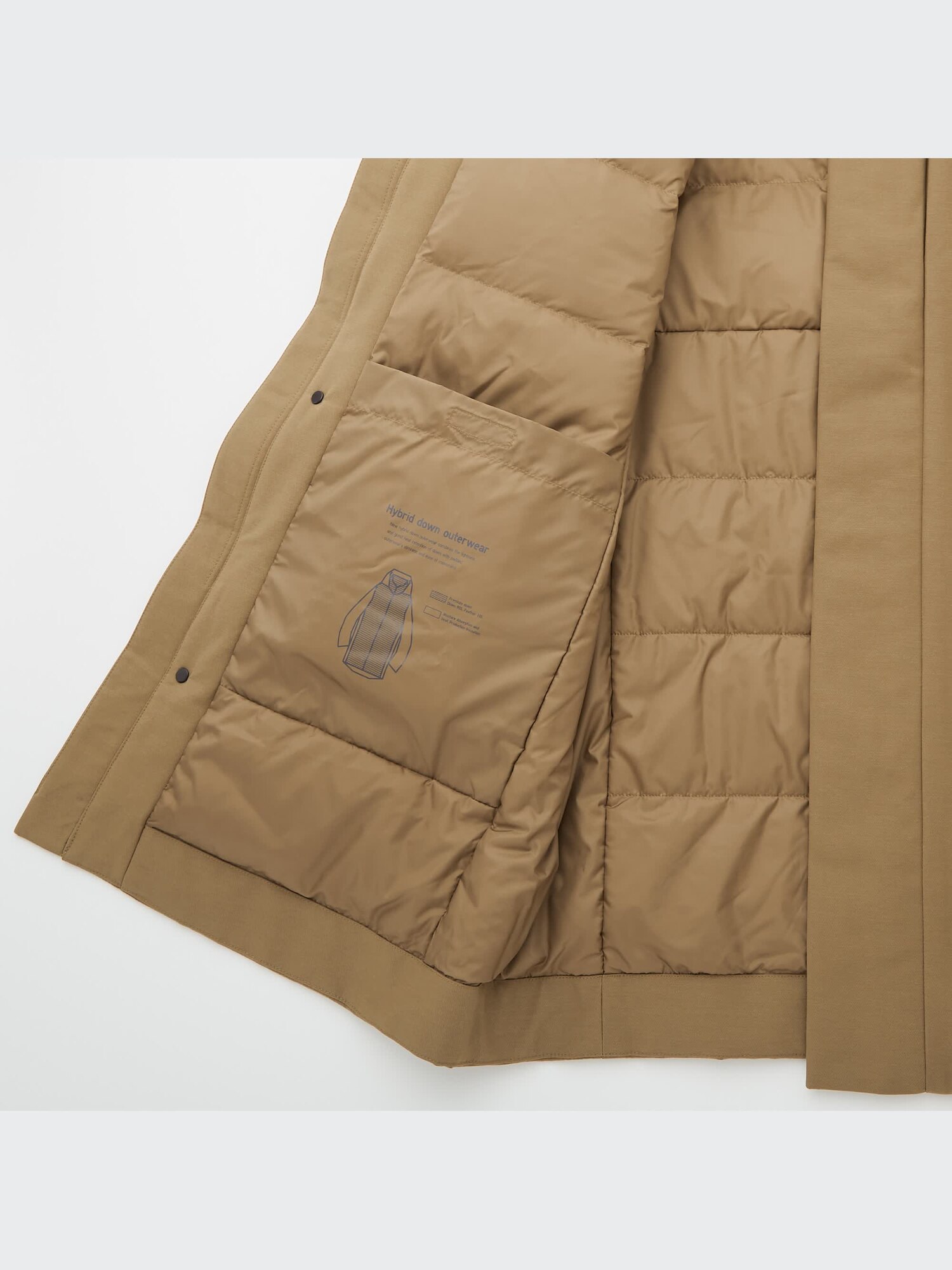 Men's Hybrid Down Coat | UNIQLO US