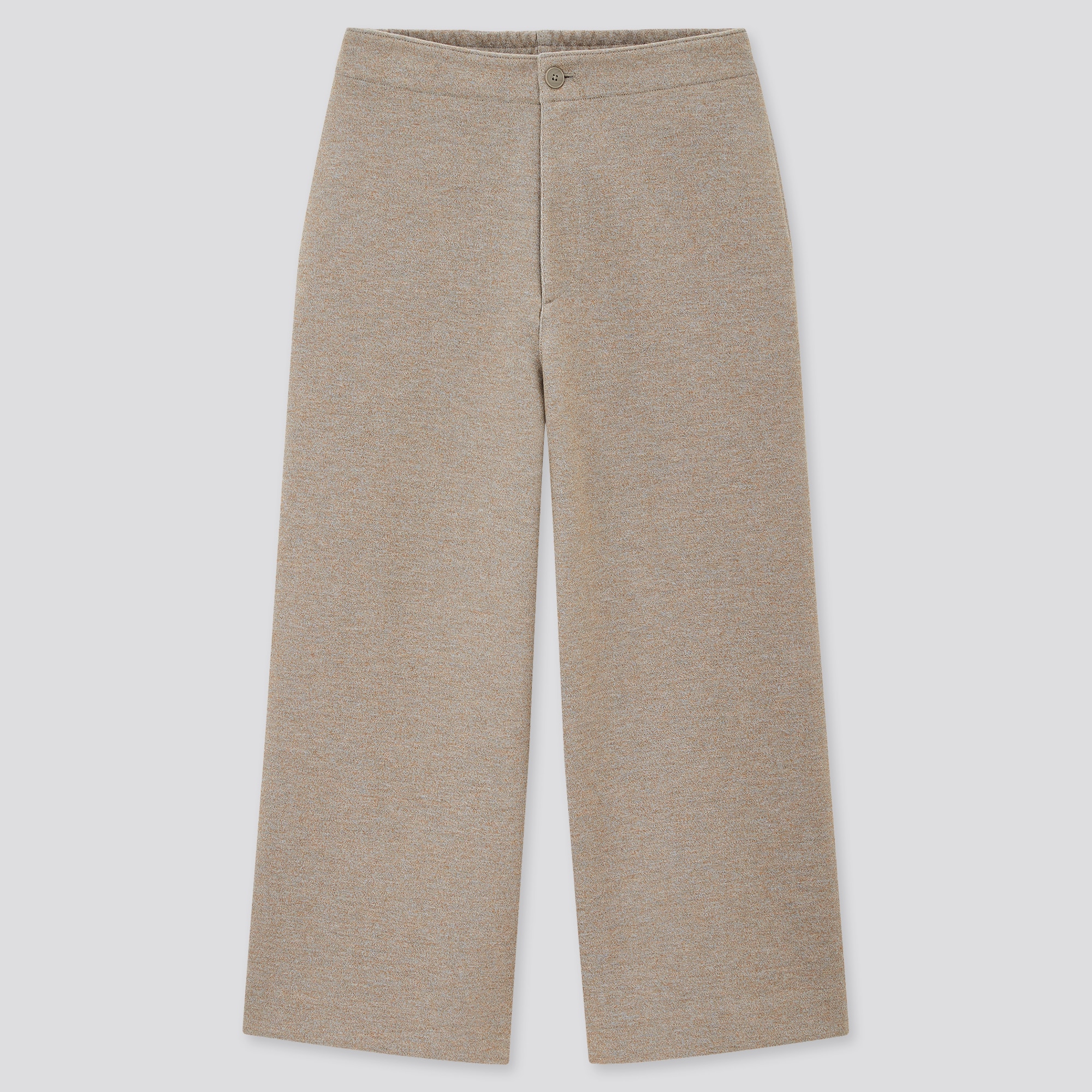 Pleated jersey trousers  Cream  Ladies  HM IN