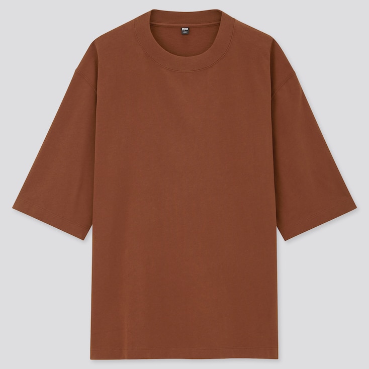 Uniqlo U Airism Cotton Oversized Crew Neck T Shirt Stylehint