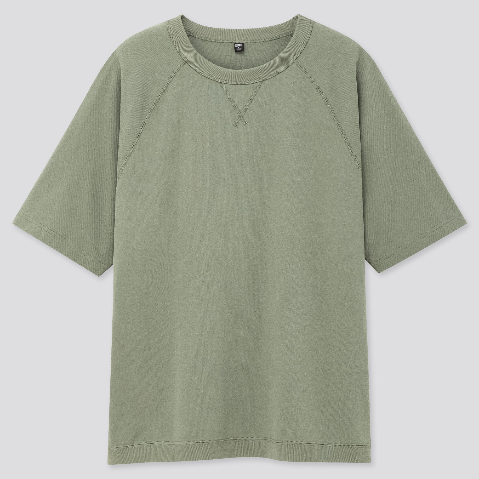 MEN RAGLAN CREW NECK HALF-SLEEVE T 