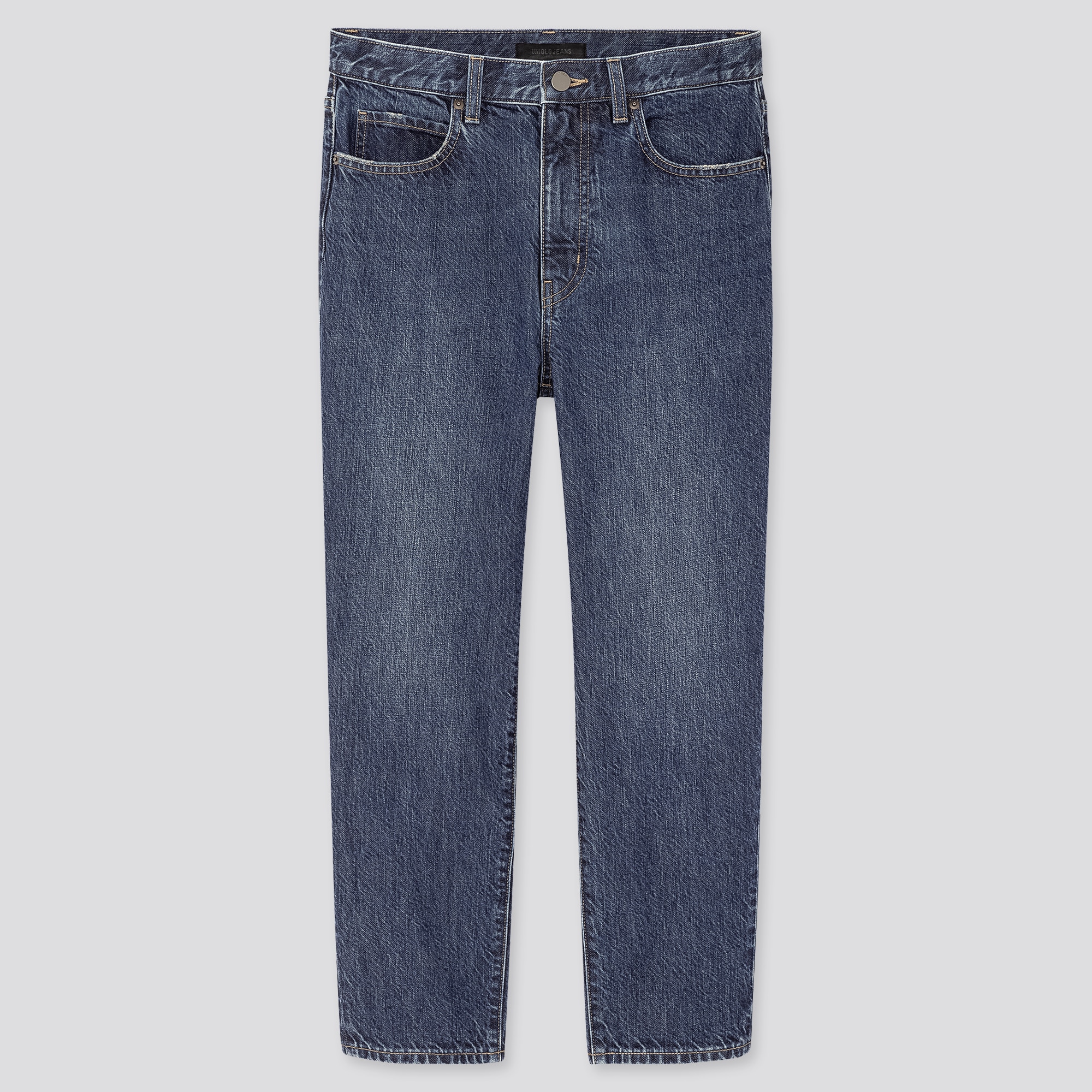 jeans with tapered ankle