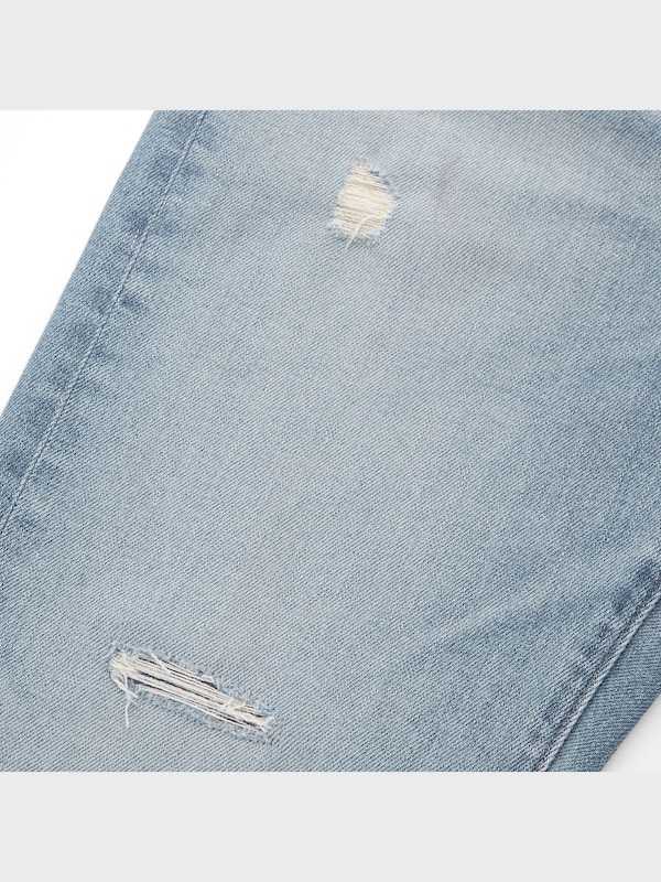 Distressed Slim-Fit Jeans