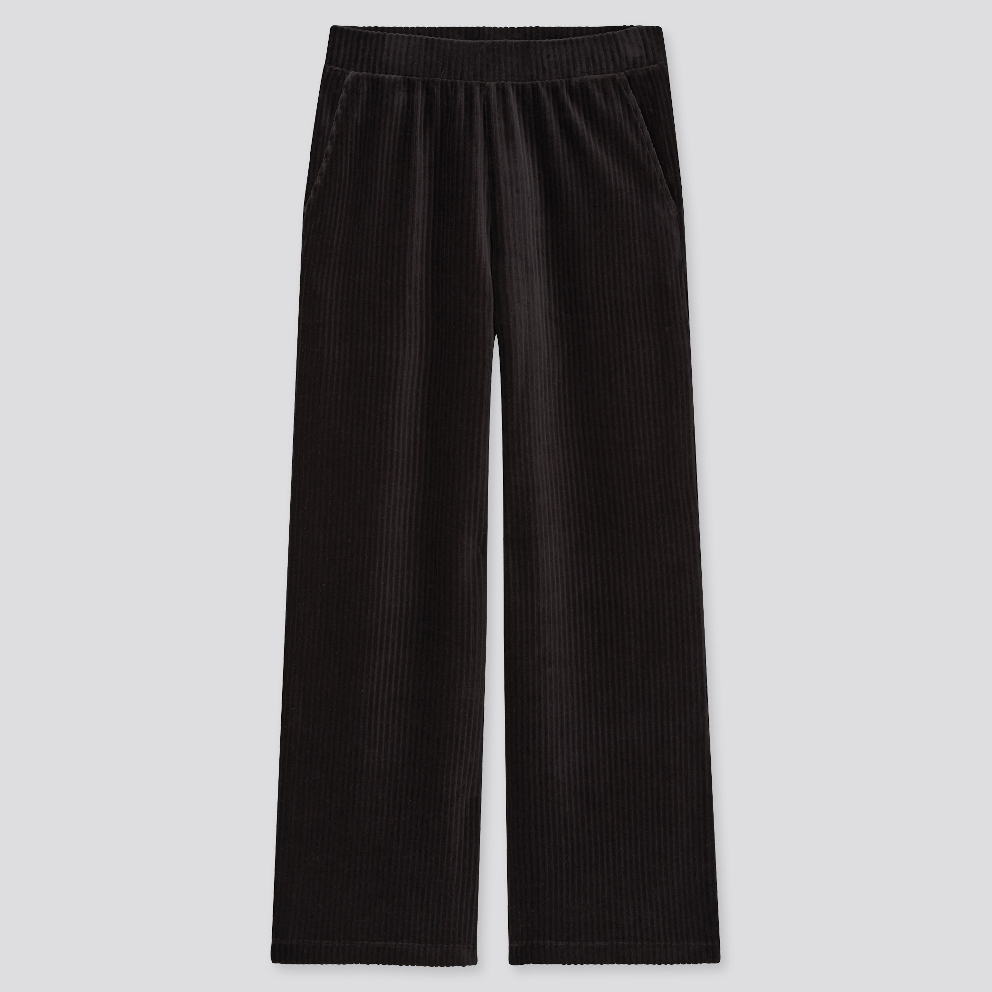 uniqlo black corduroy pants