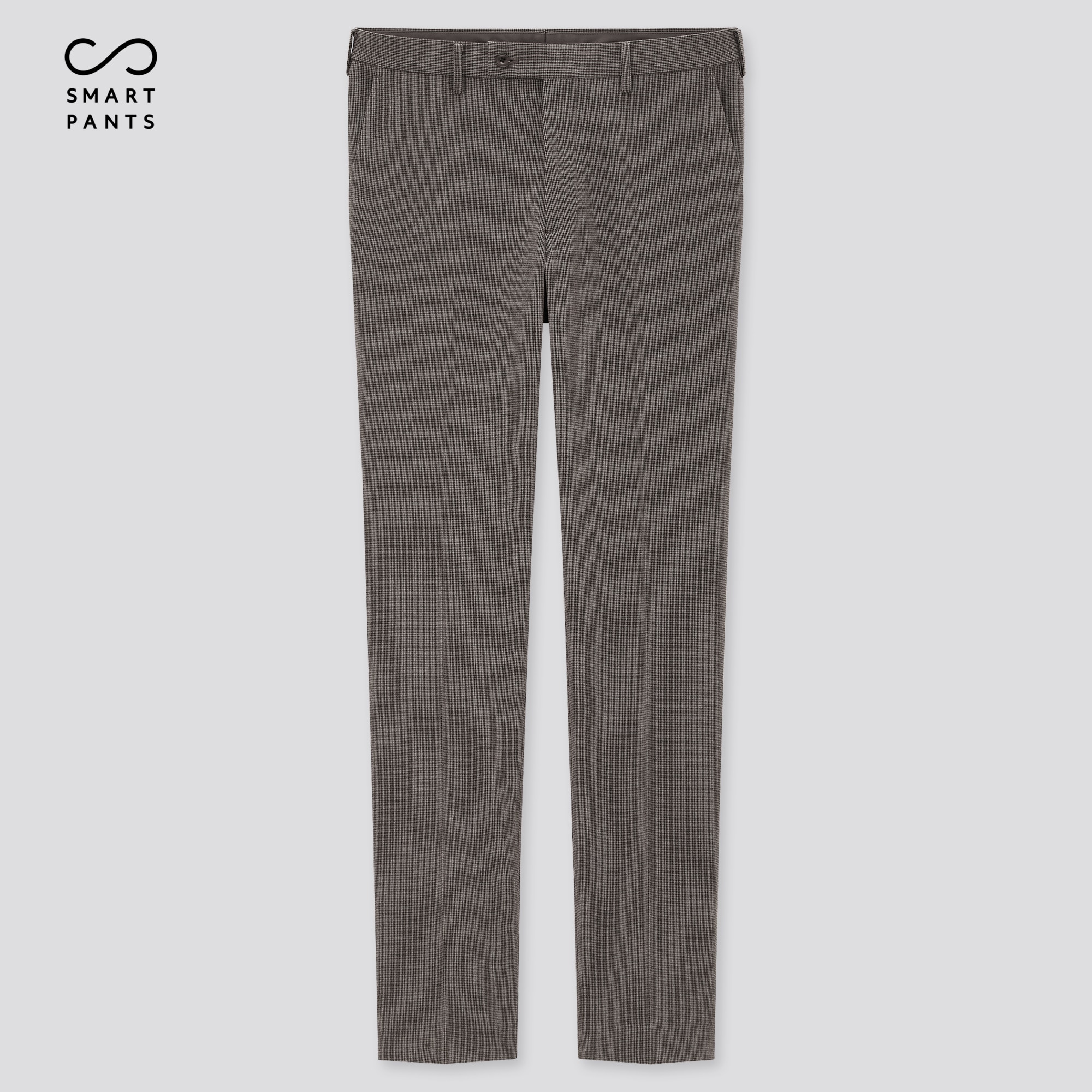 MEN HEATTECH SMART HOUNDSTOOTH SLIM-FIT PANTS | UNIQLO US