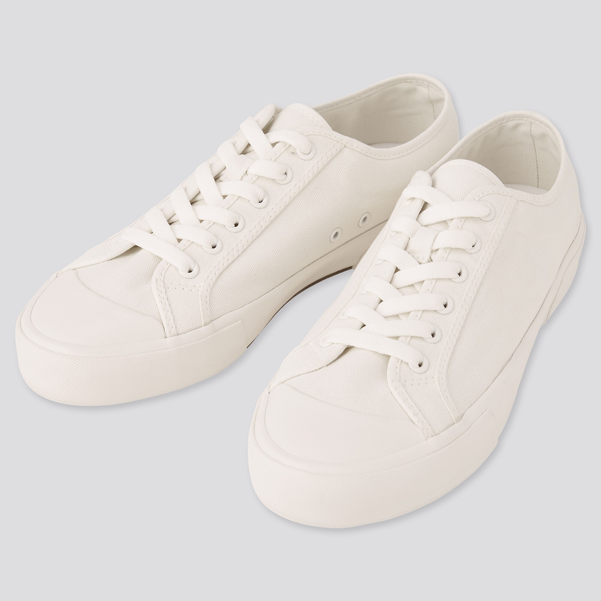 uniqlo cotton canvas sneakers