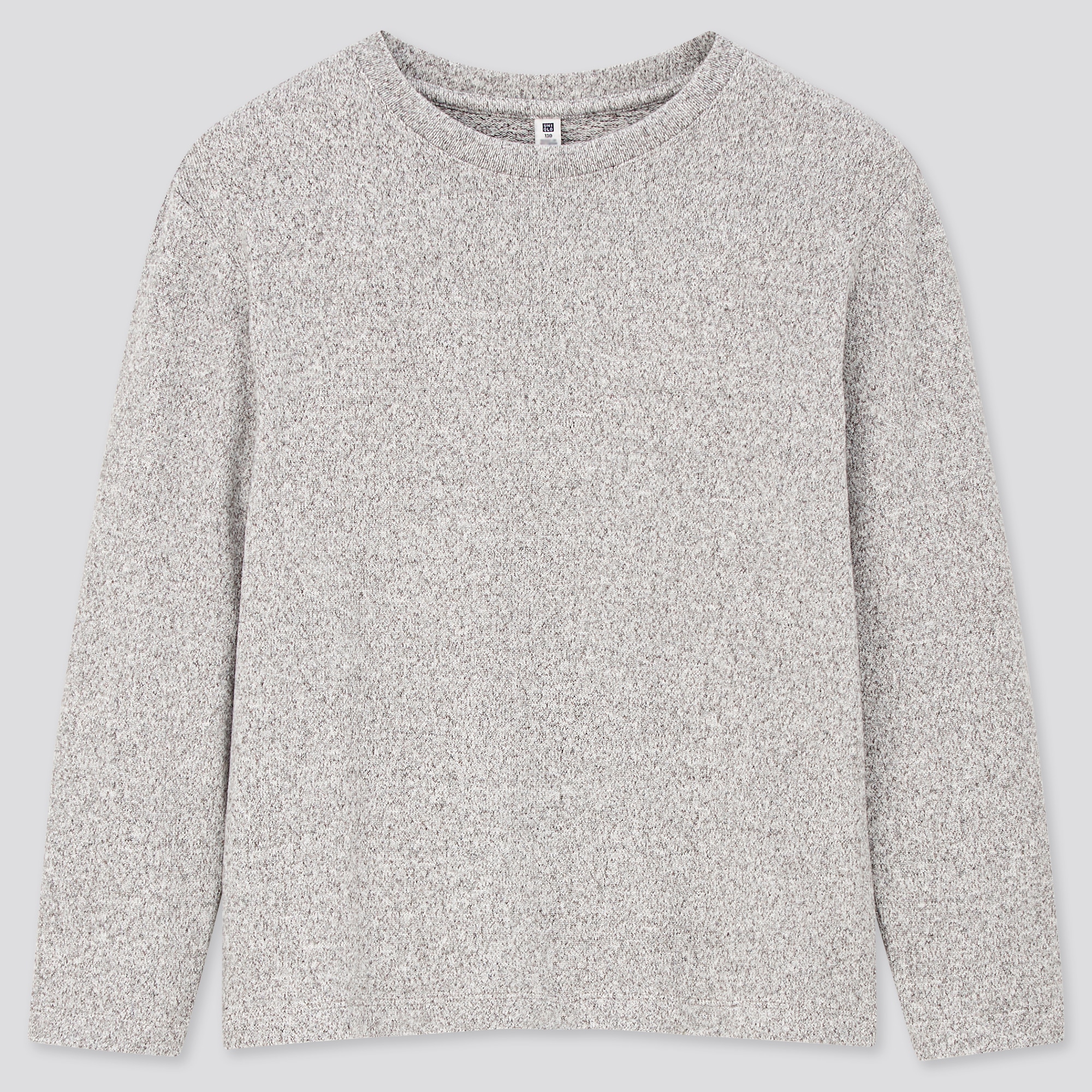 KIDS SOFT KNITTED FLEECE CREW NECK TSHIRT UNIQLO US