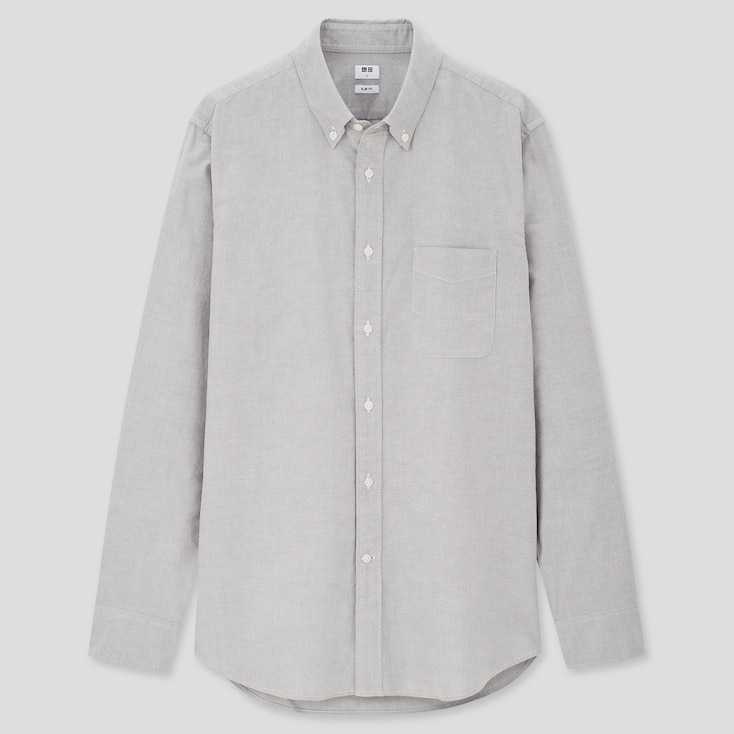 UNIQLO MEN EXTRA FINE COTTON BROADCLOTH REGULAR FIT CHECKED SHIRT