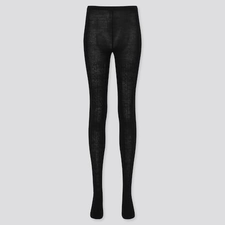 Women HEATTECH Cable Knit Thermal Tights | UNIQLO UK