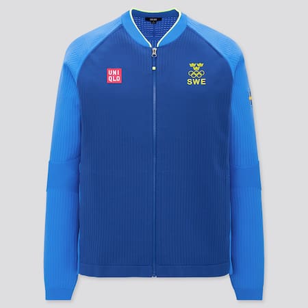 Men UNIQLO+ Sweden Olympic Knitted Jacket