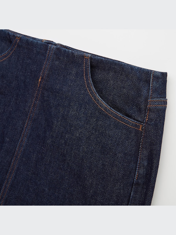 DENIM PENCIL LONG SKIRT