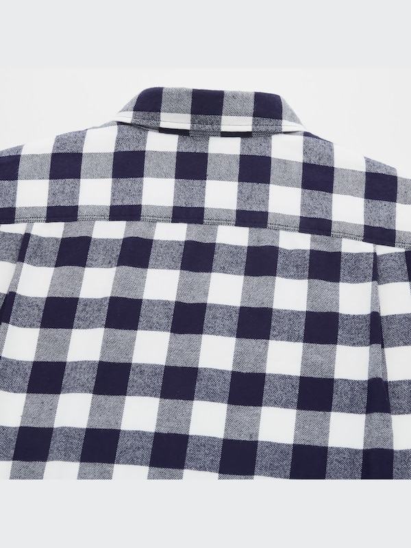 Flannel Plaid Long-Sleeve Shirt