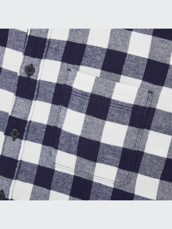 Flannel Plaid Long-Sleeve Shirt