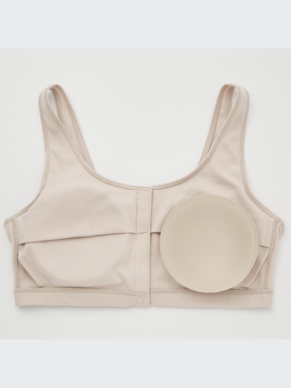 Cotton Front-Open Bra