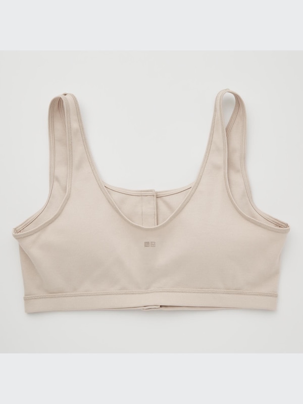Cotton Front-Open Bra