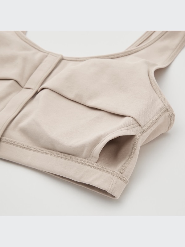 Cotton Front-Open Bra