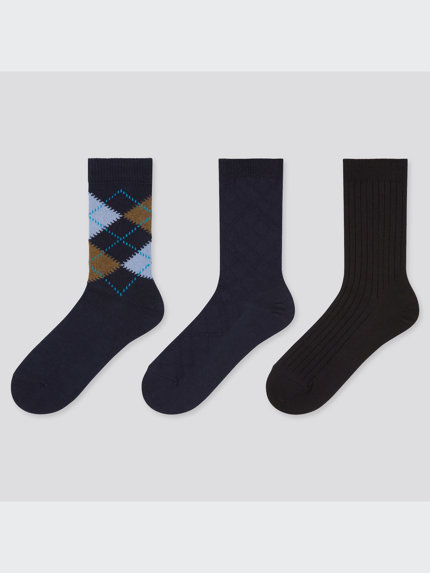 argyle-socks-pack-of-3-uniqlo-us