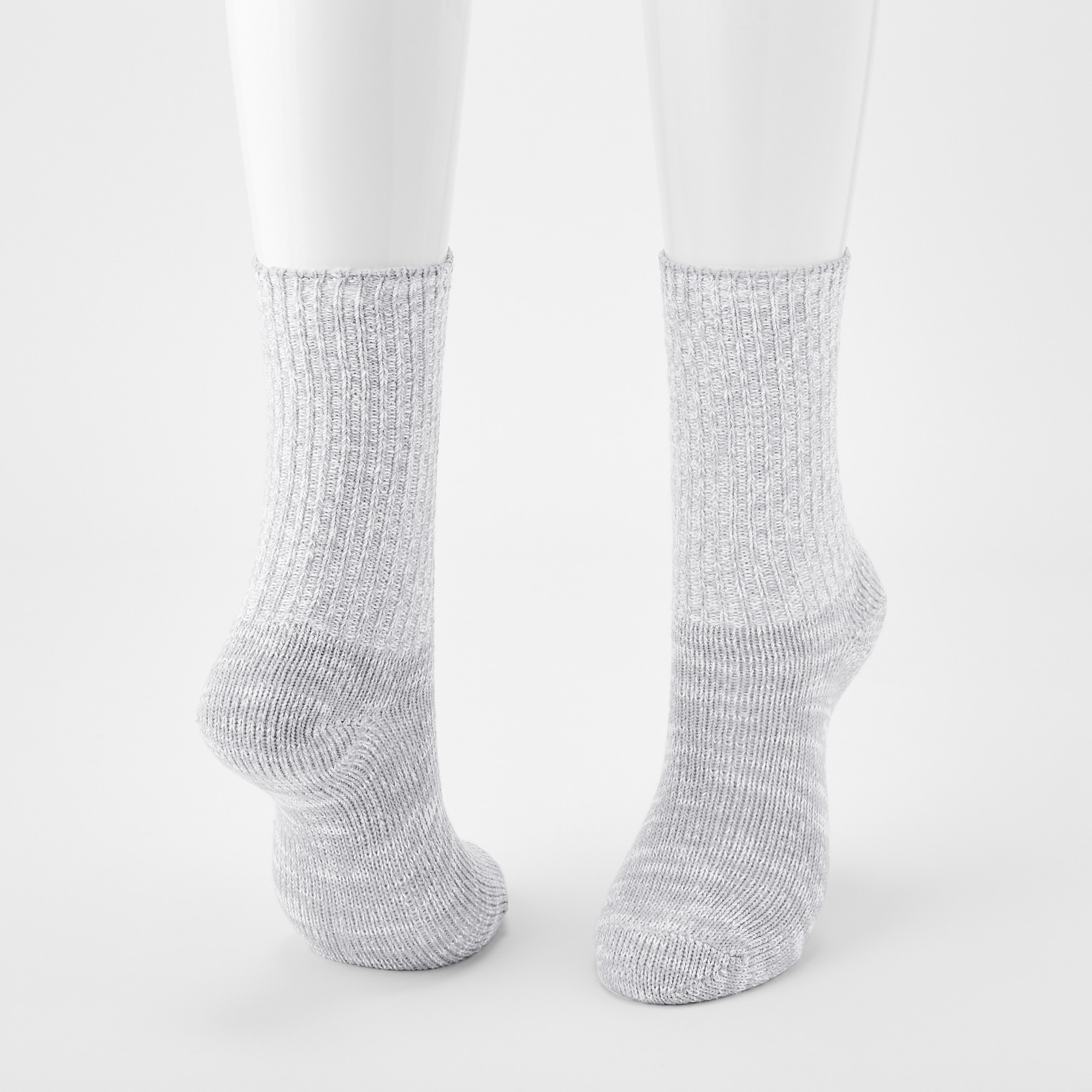 Women Slub Ribbed Socks (Three Pairs) | UNIQLO UK