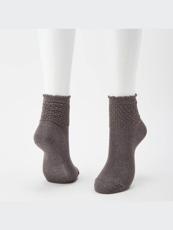 Shirred Crew Socks (3 Pairs)