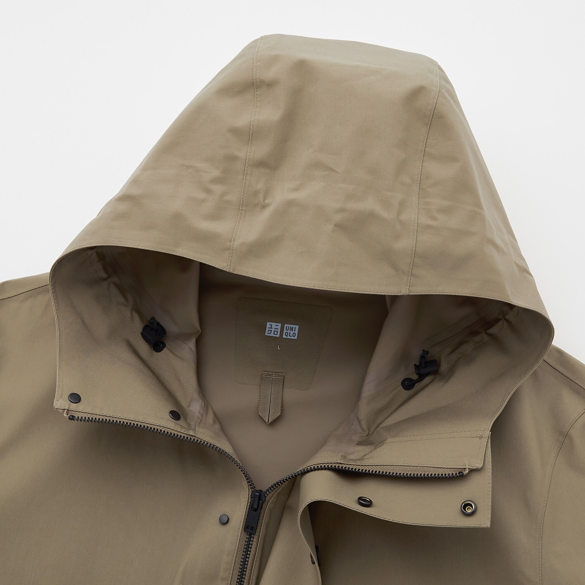 uniqlo blocktech hooded coat