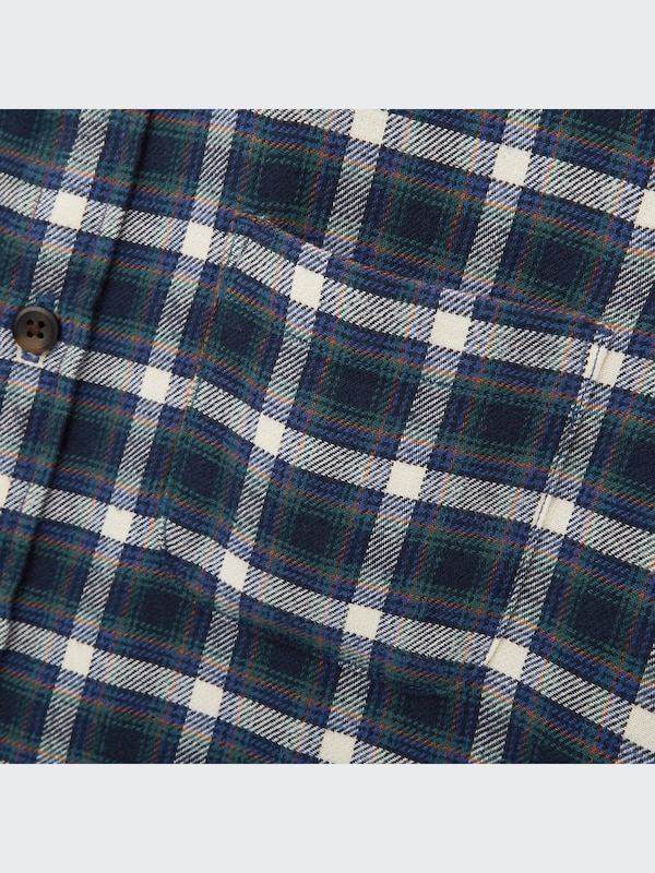 Flannel Checked Long Sleeve Shirt