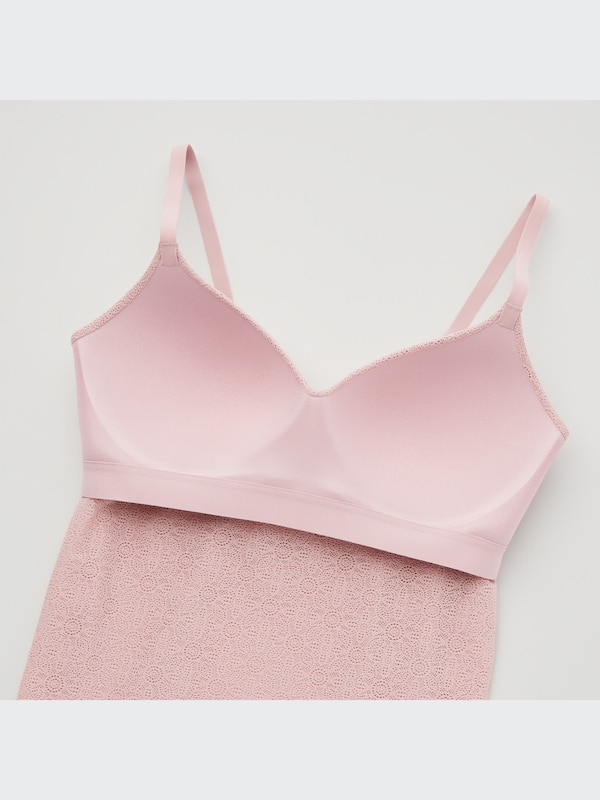 Seamless Lace V-Neck Camisole Bra Top