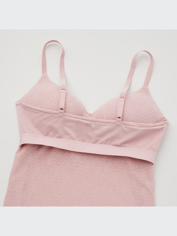 Seamless Lace V-Neck Camisole Bra Top