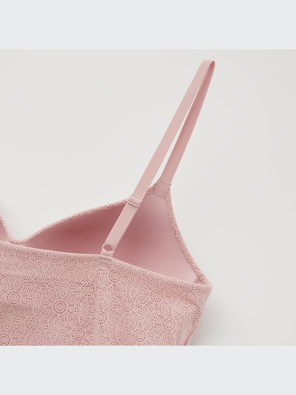Seamless Lace V-Neck Camisole Bra Top