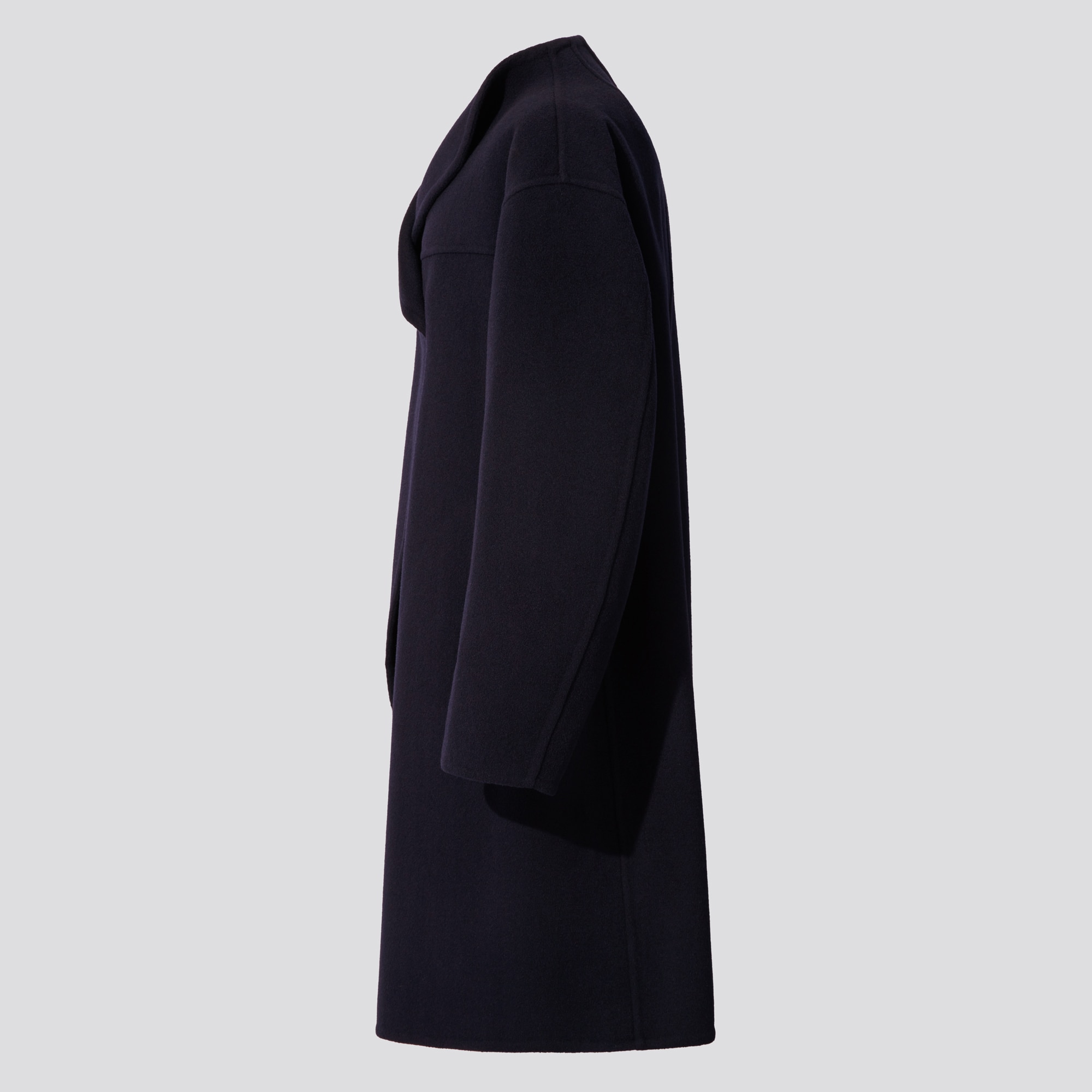 WOMEN +J CASHMERE BLEND COLLARLESS COAT | UNIQLO US