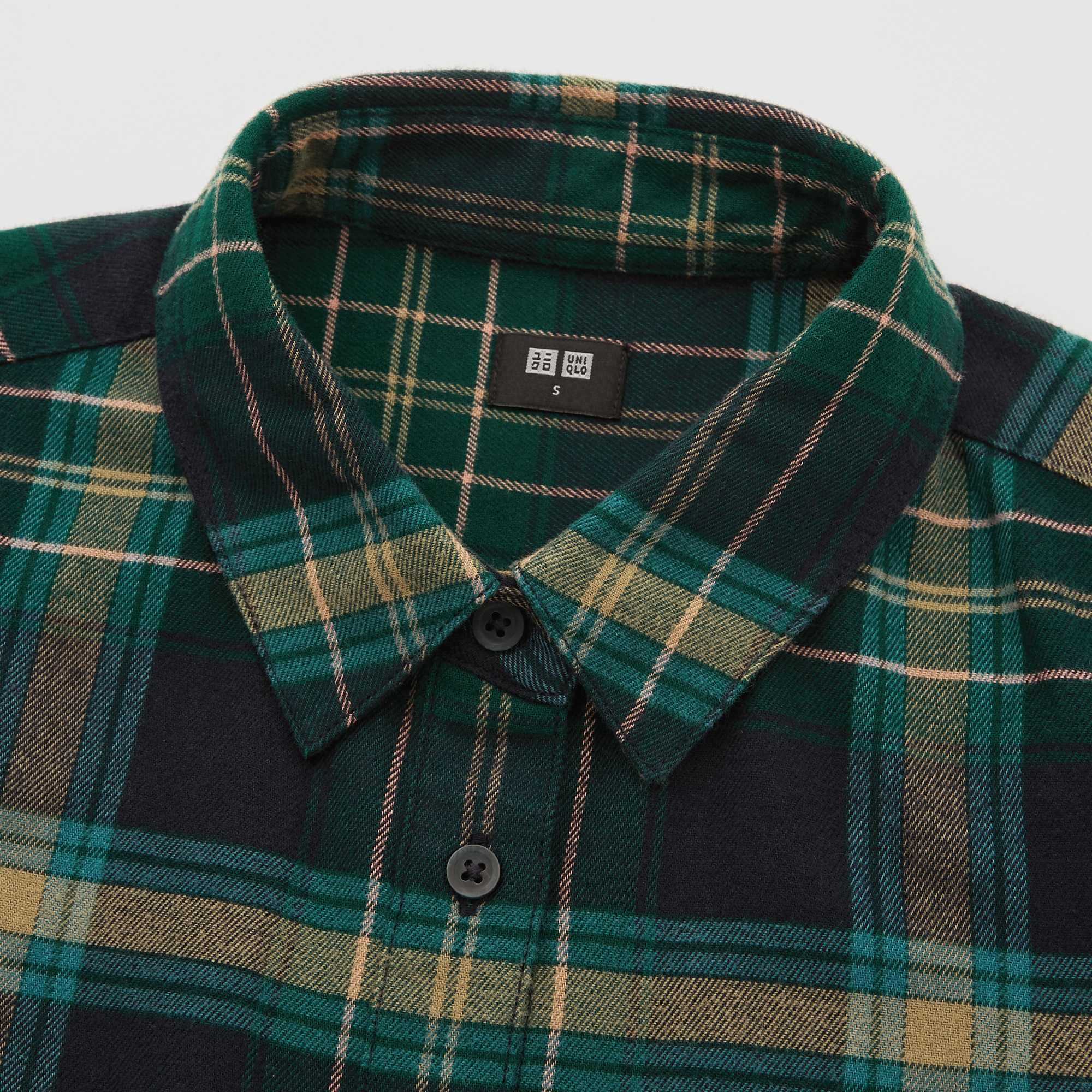 Women Flannel Checked Long Sleeved Shirt Uniqlo Uk