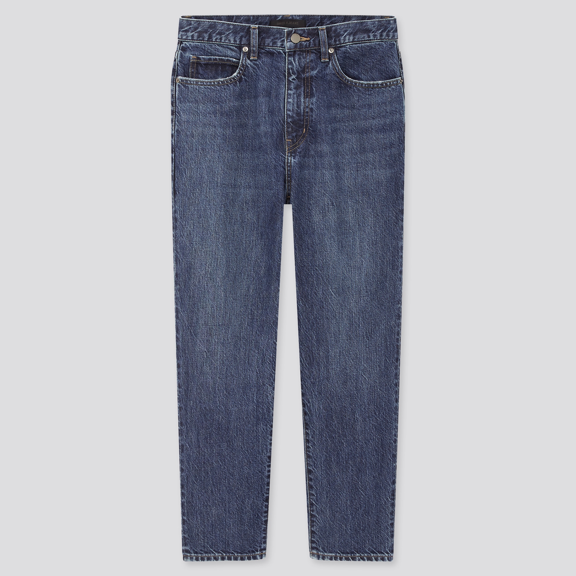 jeans with tapered ankle