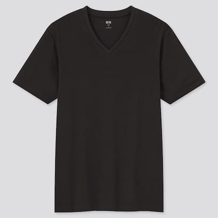 Herren 100% Supima Baumwolle T-Shirt mit V-Ausschnitt