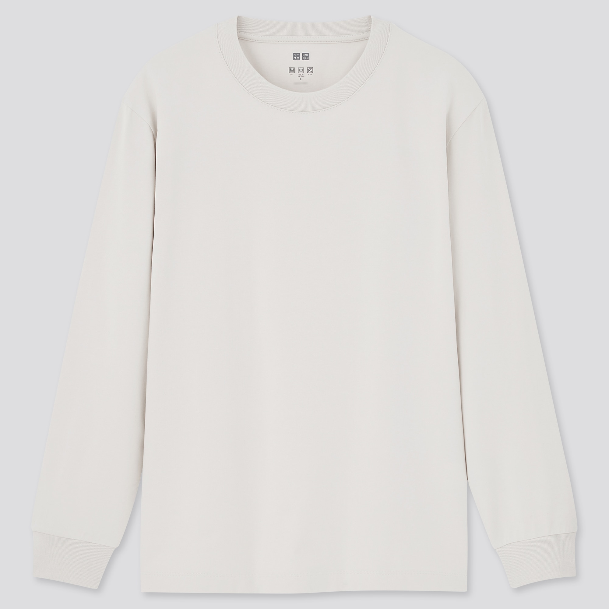 UNIQLO Waffle Crew Neck Long-Sleeve T-Shirt