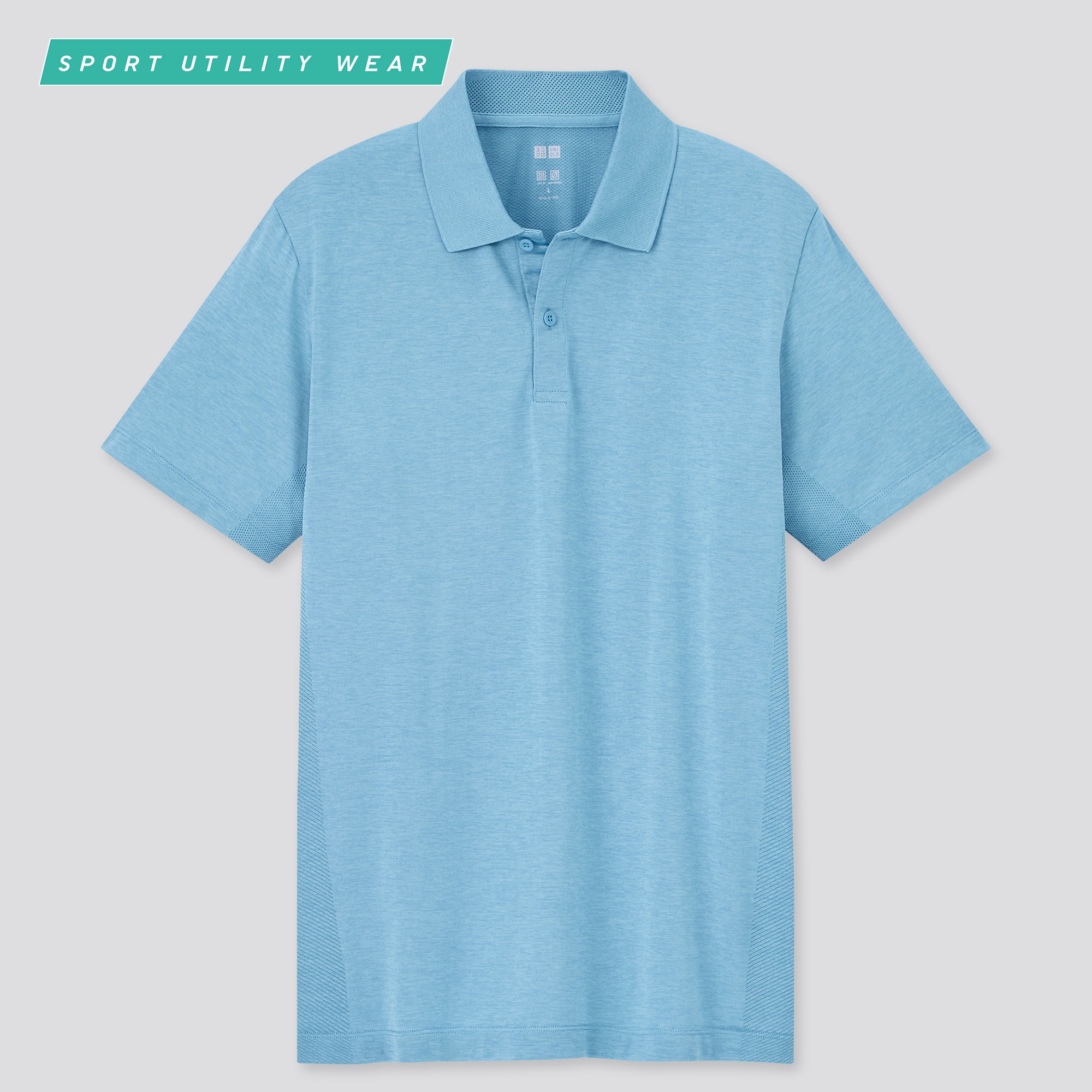 DRY-EX Short-Sleeve Polo Shirt : Color - COL03 GRAY, Size - XL (433041)