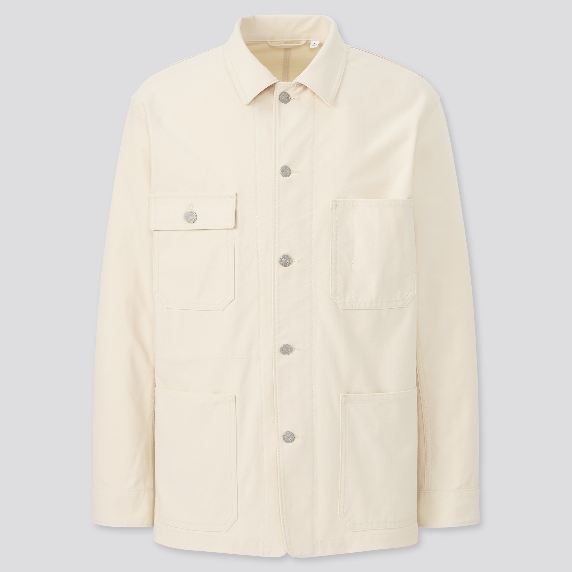 Uniqlo men washed 2024 jersey work jacket