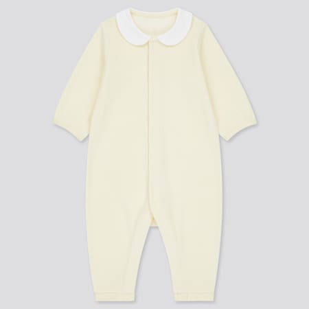 Babies Newborn AIRism Pile One Piece Long Sleeved Outfit