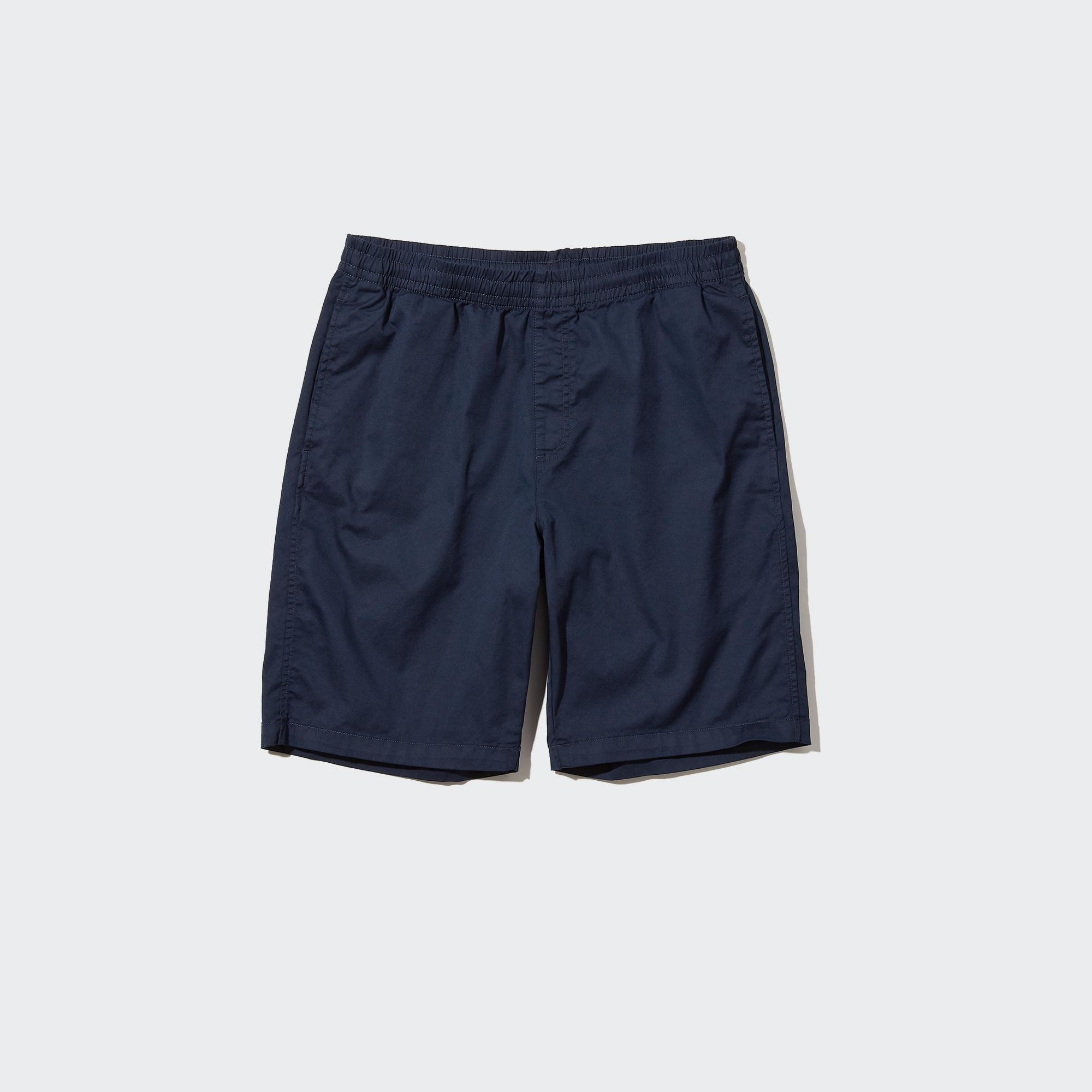 Men's Airism Cotton Easy Shorts (8), Navy, 3XL